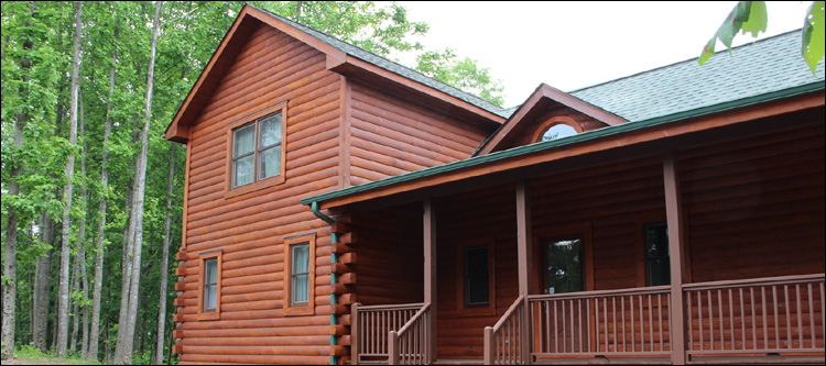 Log Home Staining in Youngsville,  North Carolina