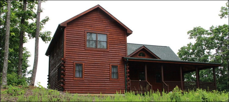 Professional Log Home Borate Application  Franklin County,  North Carolina
